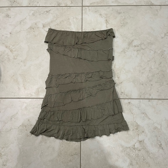 American Rag Ruffle Strapless Top - Picture 5 of 7